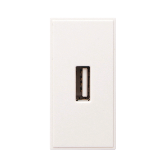 Caradok USB Outlet 25x50, White