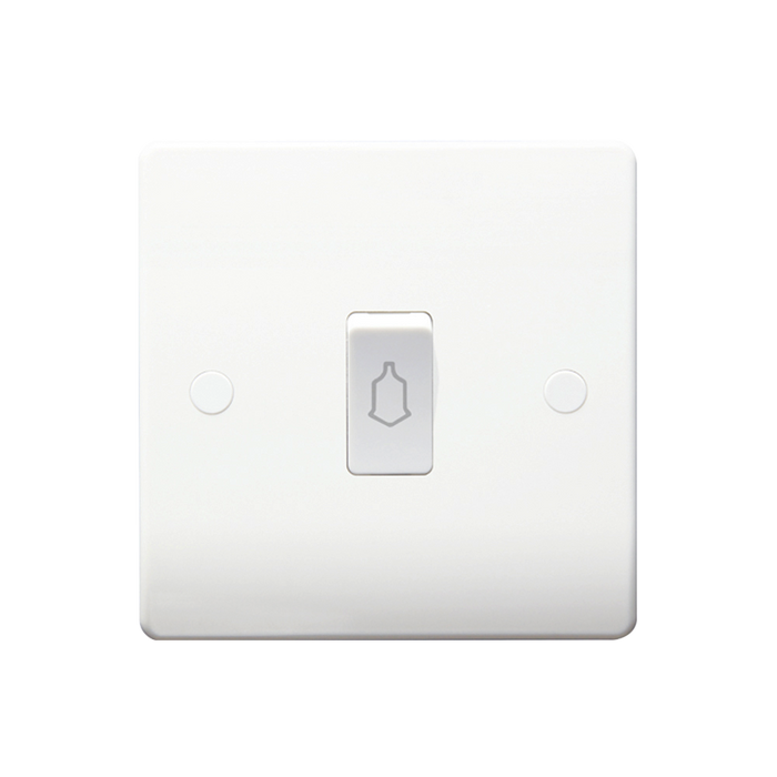 Caradok 10A Retractive Switch with Bell Logo