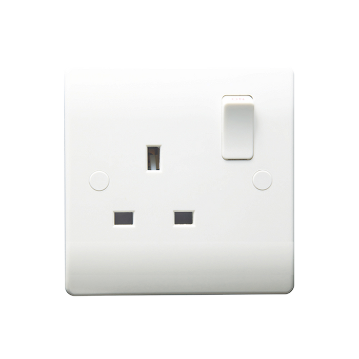 Caradok 1G 13A SP Switched Socket