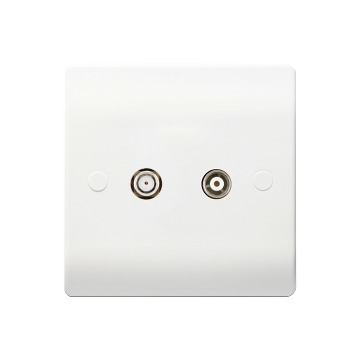 Caradok 1G Satellite Socket + Coax Socket