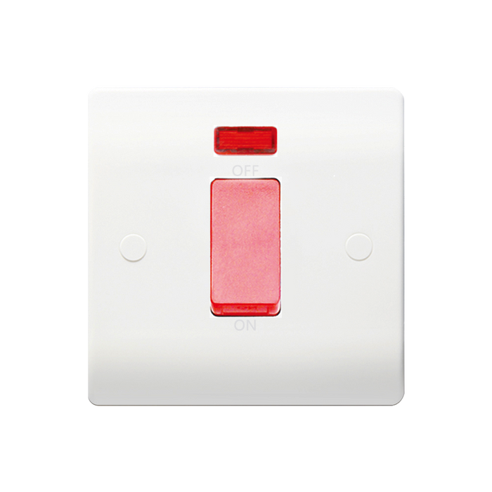 Caradok 1G 45A DP Red Switch c/w Neon