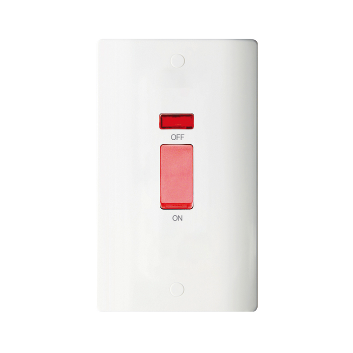 Caradok 2G 45A DP Red Switch c/w Neon