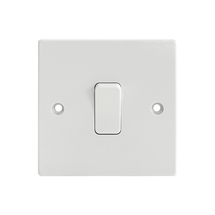 Caradok 1G 2Way 10A Switch Squared Edge