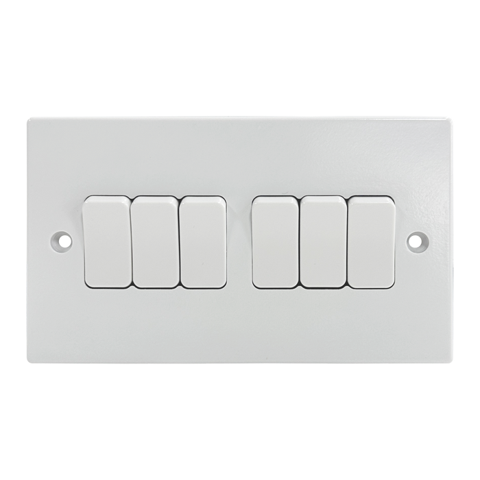 Caradok 6G 2Way 10A Switch Squared Edge