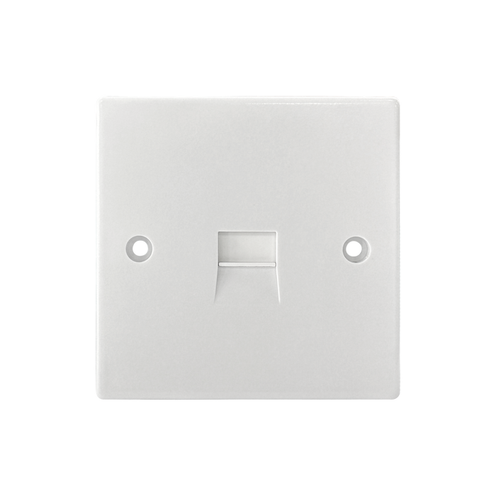 Caradok 1G Secondary Telephone Socket Squared Edge