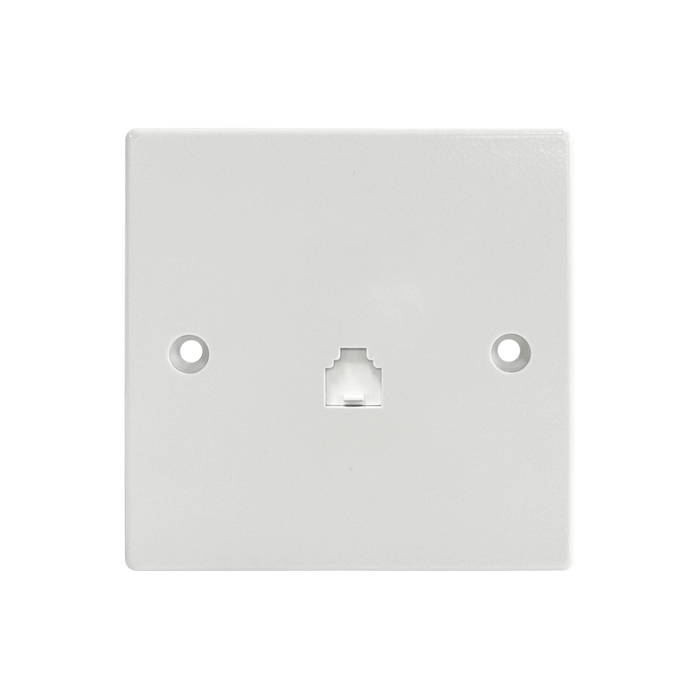 Caradok 1G Telephone Socket RJ11 Squared Edge