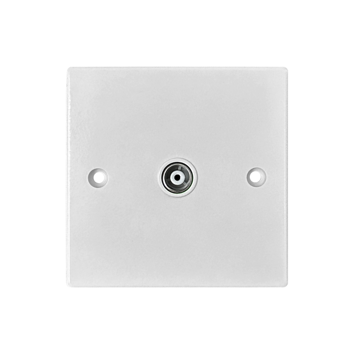 Caradok 1G Coax Socket Squared Edge