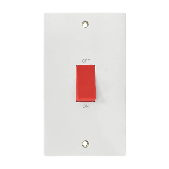 Caradok 2G 45A DP Switch Squared Edge