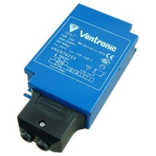 VENTURE - VYC070255-VE Ventronic  70W Quartz/CDM/HPS ballast, obsolete please read description ECG-OLD SITE VENTURE - Easy Control Gear