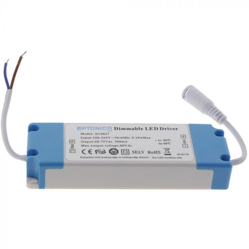 AC6027 - Optonica AC6027 Triac Dimmable LED Driver - 300mA 30W LED Driver Easy Control Gear - Easy Control Gear