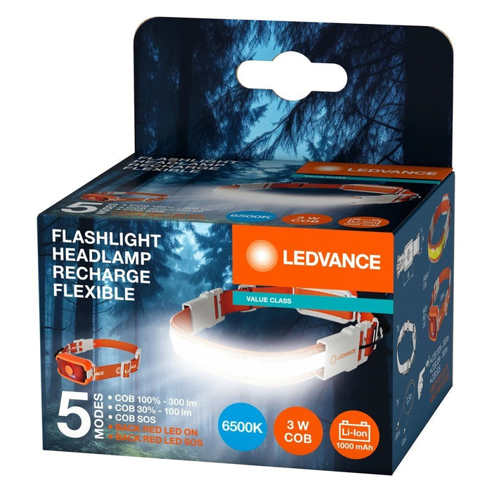 Ledvance Flashlight Headlamp Recharge Flexible