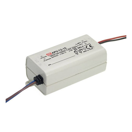 APV-12-24 - Mean Well LED Driver APV-12-24  12W 24V LED Driver Meanwell - Easy Control Gear