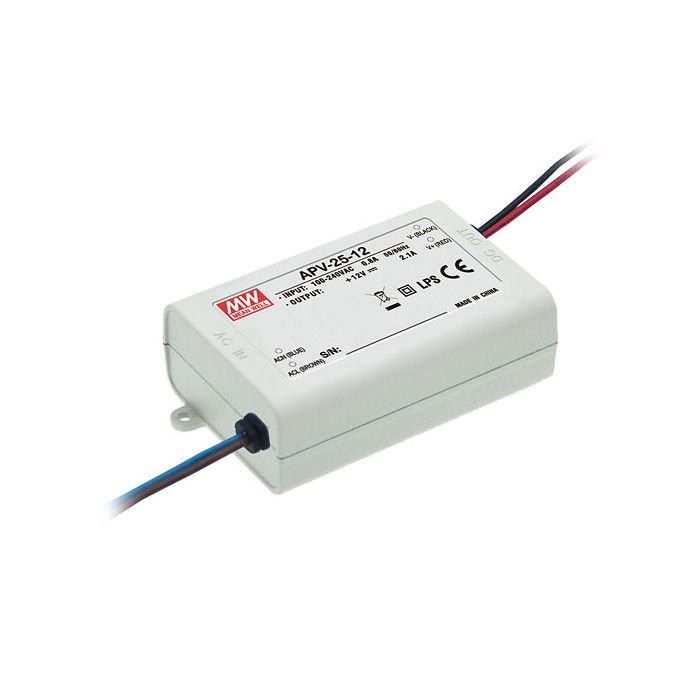 APV-25-15 - Mean Well LED Driver APV-25-15  25W 15V LED Driver Meanwell - Easy Control Gear