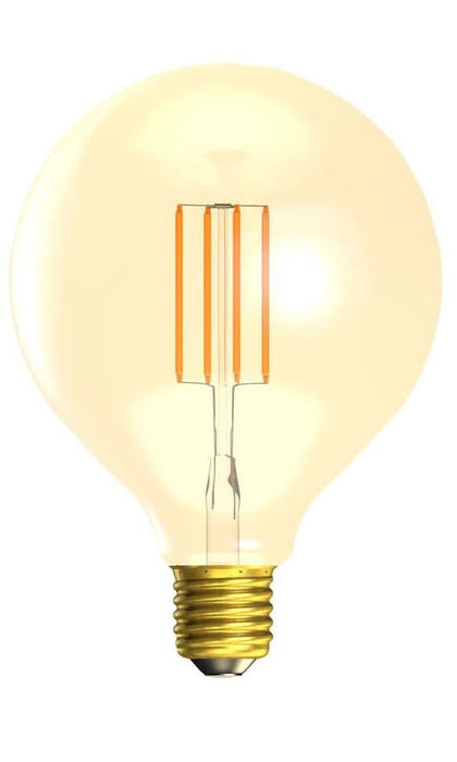 Bell 60806 3.3W LED Vintage 125mm Globe Dimmable - ES, Amber, 2200K 365lm