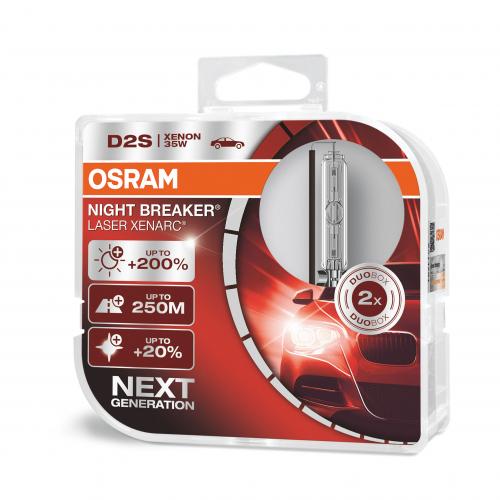 Osram 66240XNN-HCB Xen   Xenarc Night Breaker Laser Next Gen 35W D2S (85122)  2 Xenon HID Bulbs