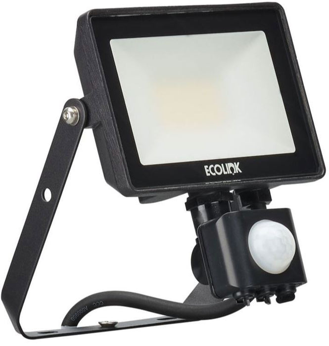 EcoLink LED Flood Light  20W  4000K  1700lm  PIR SENSOR  IP65