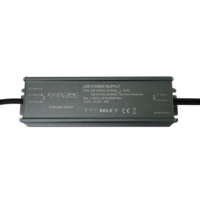 EPE200-24VLP - Ecopac IP67 LED Driver EPE200-24VLP 24V 200W LED Driver Easy Control Gear - Easy Control Gear