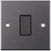 Selectric 5M Black Nickel 1 Gang 10A 2 Way Switch with Black Insert