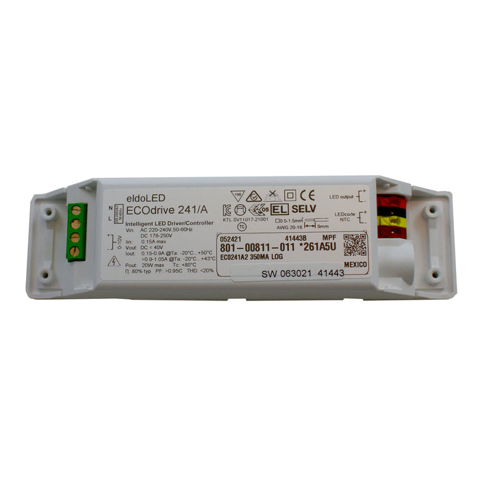 eldoLED ECOdrive 241/A2 - 20w 0-10V dimmable constant current LED driver