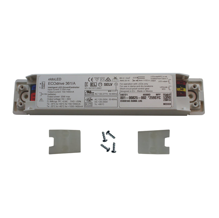 eldoLED ECOdrive 361/A6 - 30w 0-10V dimmable constant current LED driver with configuration