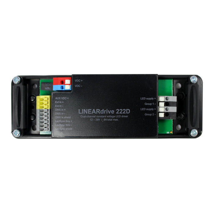 eldoLED LINEARdrive 222D – 8A (12/24v) DMX dimmable constant voltage LED driver