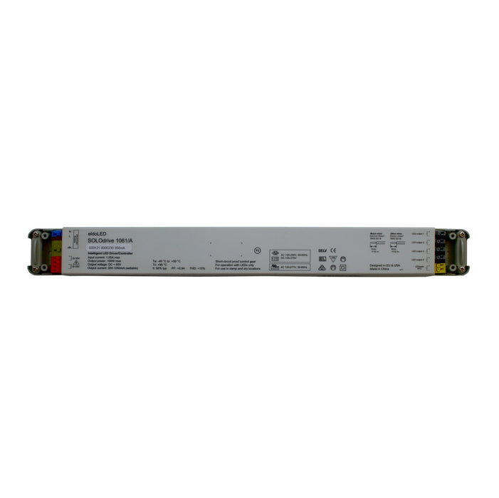 eldoLED SOLOdrive 1061/A1 - 100w 0-10v dimmable constant current LED driver with configuration