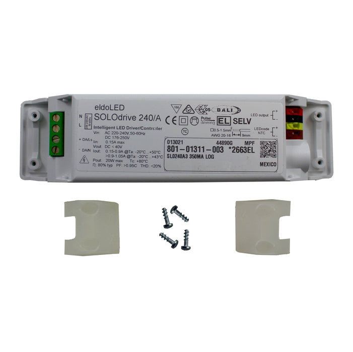 eldoLED SOLOdrive 240/A3 – 20w DALI dimmable constant current LED driver