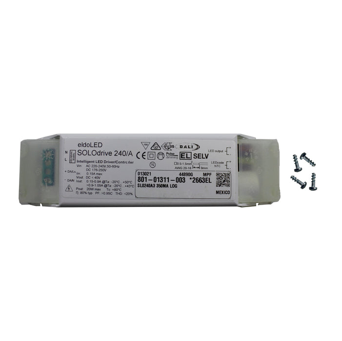 eldoLED SOLOdrive 240/A3 – 20w DALI dimmable constant current LED driver with configuration