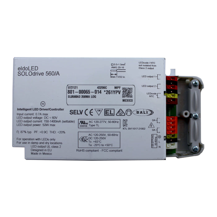 eldoLED SOLOdrive 560/A3 - 50w DALI dimmable constant current LED driver