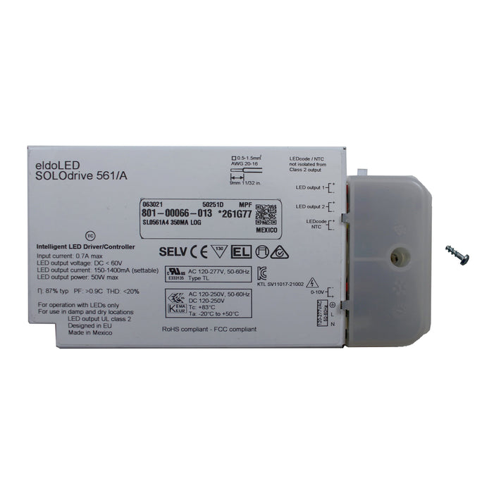 eldoLED SOLOdrive 561/A4 - 50w 0-10v dimmable constant current LED driver with configuration