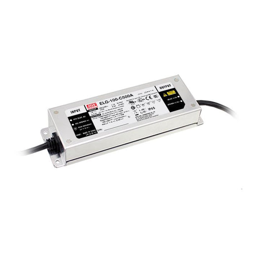 ELG-100-C500-1 - Mean Well LED Driver ELG-100-C500 100W 500mA LED Driver Meanwell - Easy Control Gear