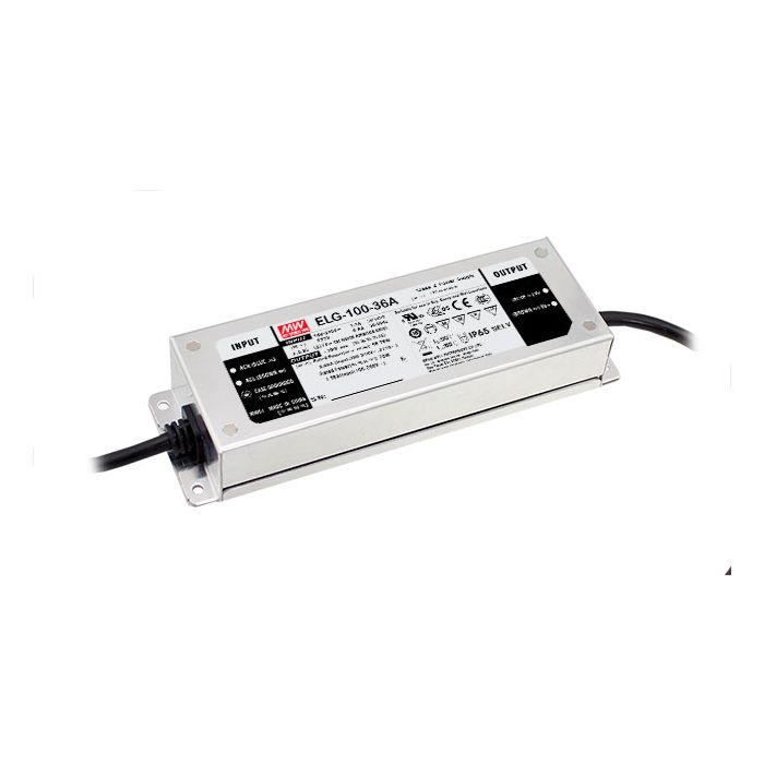 ELG-100-36DA - Mean Well LED Driver ELG-100-36DA 96W 36V - DALI Dimming LED Driver Meanwell - Easy Control Gear