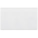 Selectric 5M-Plus Matt White 2 Gang Blank Plate