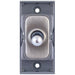 Selectric GRID360 Satin Chrome 10A Intermediate Toggle Switch Module with Grey Insert