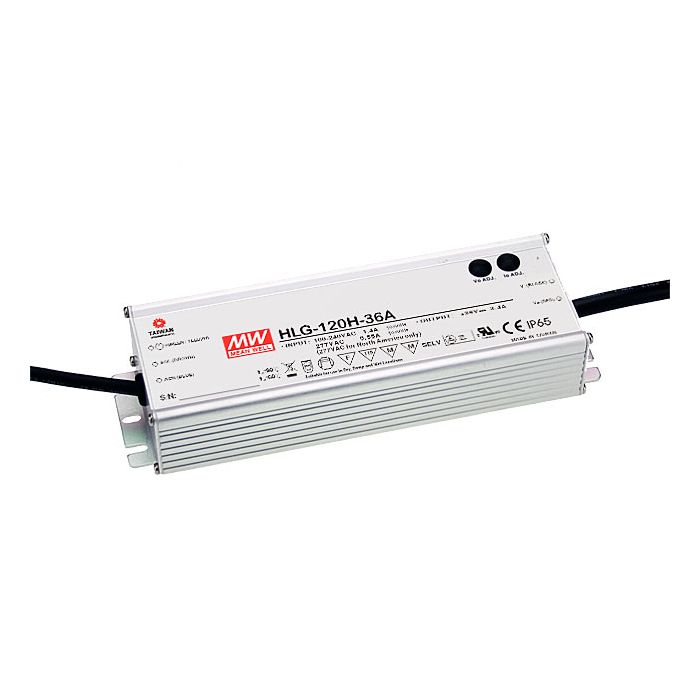 HLG-120H-20B - Mean Well LED Driver HLG-120H-20B 120W 20V LED Driver Meanwell - Easy Control Gear