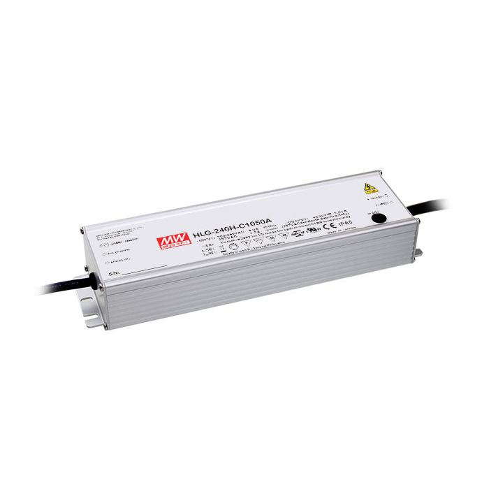 HLG-240H-C700 - Mean Well LED Driver HLG-240H-C700 249.9W 700mA LED Driver Meanwell - Easy Control Gear