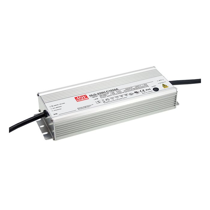 HLG-320H-C2800 - Mean Well LED Driver HLG-320H-C2800 319.2W 2800mA LED Driver Meanwell - Easy Control Gear