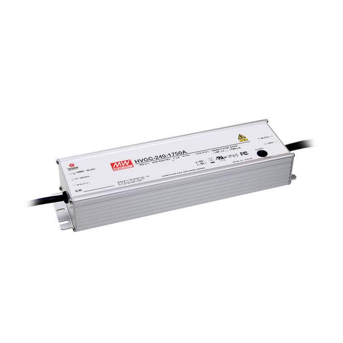 HVGC-240-1400B - Mean Well LED Driver HVGC-240-1400B 240W 1400mA LED Driver Meanwell - Easy Control Gear