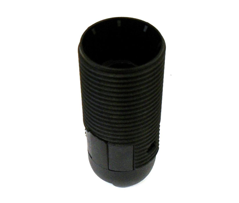 05165 Lampholder 10mm SBC Threaded Skirt Black - Sparks Warehouse - sparks-warehouse