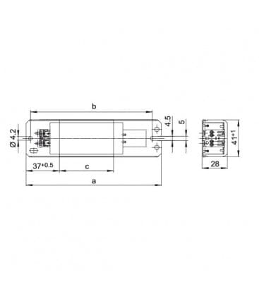 VOSSLOH - LN58.116-VO 1 x 58w T8 Magnetic Ballast 508186 Switch Start Chokes VOSSLOH - Easy Control Gear