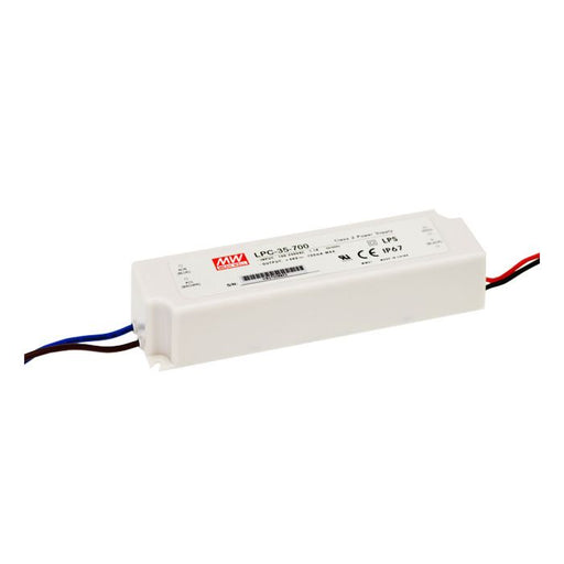 LPC-35-700 - Mean Well LED Driver  LPC-35-700  34W 700mA LED Driver Meanwell - Easy Control Gear