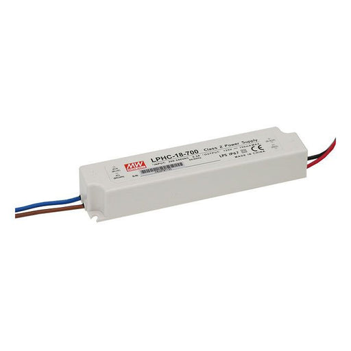 LPH-18-TFS - Mean Well LPH-18 Series Double Insulated Mains Input LED Driver 18W - 20W 12V – 36V LED Driver Meanwell - Easy Control Gear