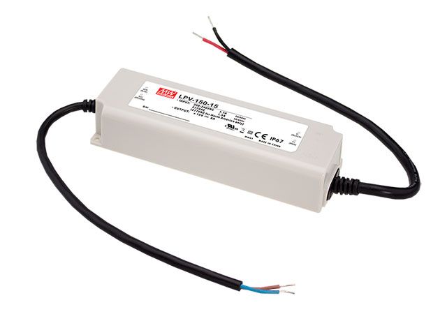 LPV-150-15 - Mean Well LED Driver LPV-150-15 150W 15V LED Driver Meanwell - Easy Control Gear