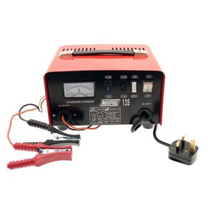 MAYPOLE MP713 12V 8A METAL BATTERY CHARGER
