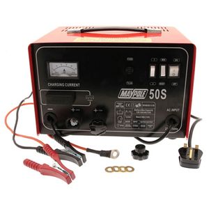 MAYPOLE MP750 12/24V 30A METAL BATTERY CHARGER