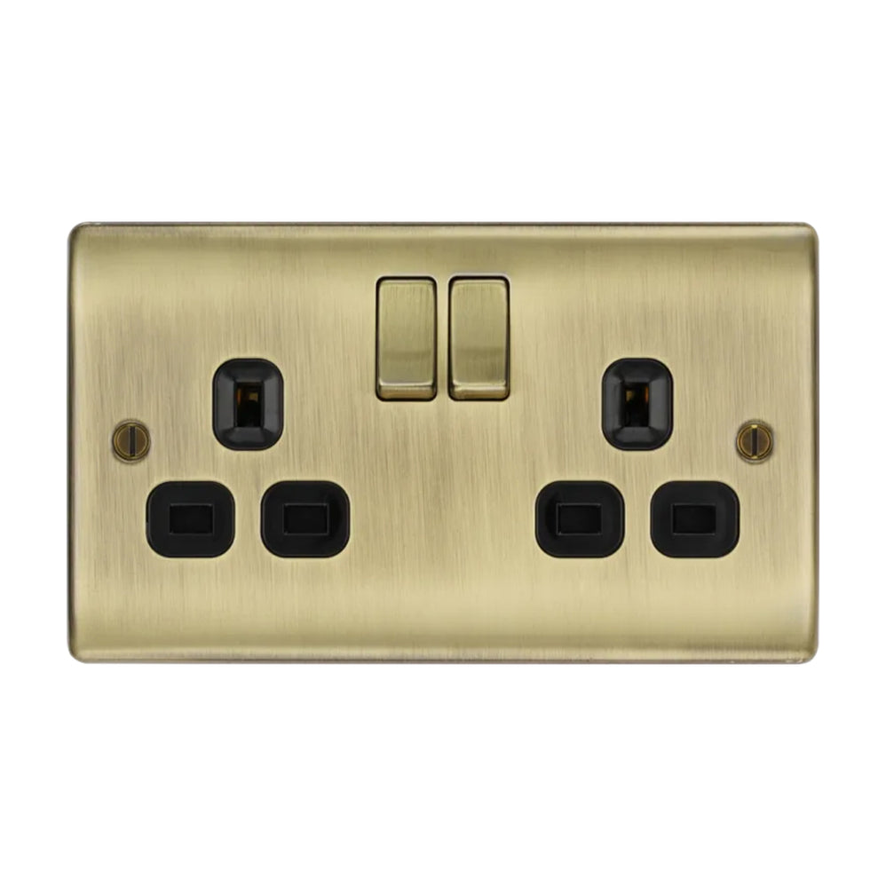 BG Nexus Metal Antique Brass | Switches & Sockets | Sparks Warehouse