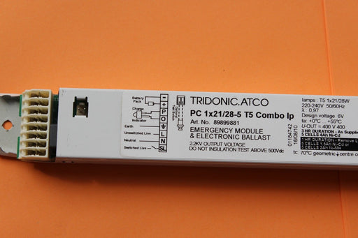 PC 1X21/28-5- Cell combo  89899881 Tridonic ECG-OLD SITE TRIDONIC - Easy Control Gear