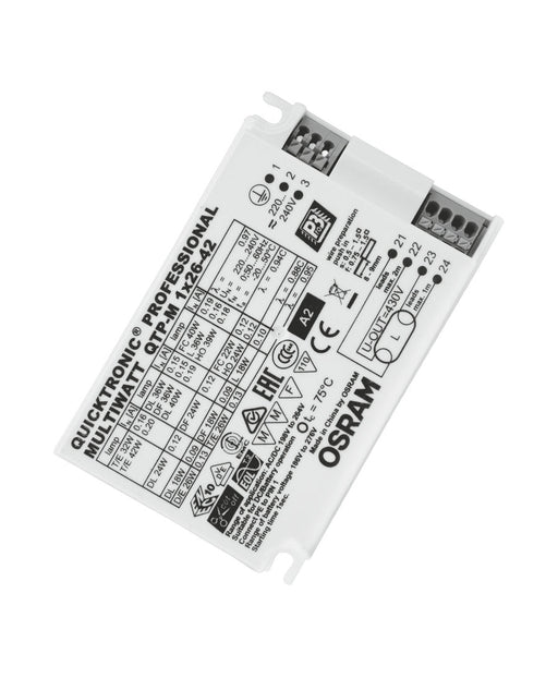 QTP-M12642 1X 26-42w Quicktronic Ballast ECG ECG-OLD SITE LEDVANCE/OSRAM - Easy Control Gear