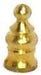 05025 Finial Chess Piece Brass 10mm Height 28mm - Lampfix - Sparks Warehouse