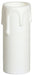 05188 Plastic Drip White 24x65 - White Plastic - Lampfix - Sparks Warehouse